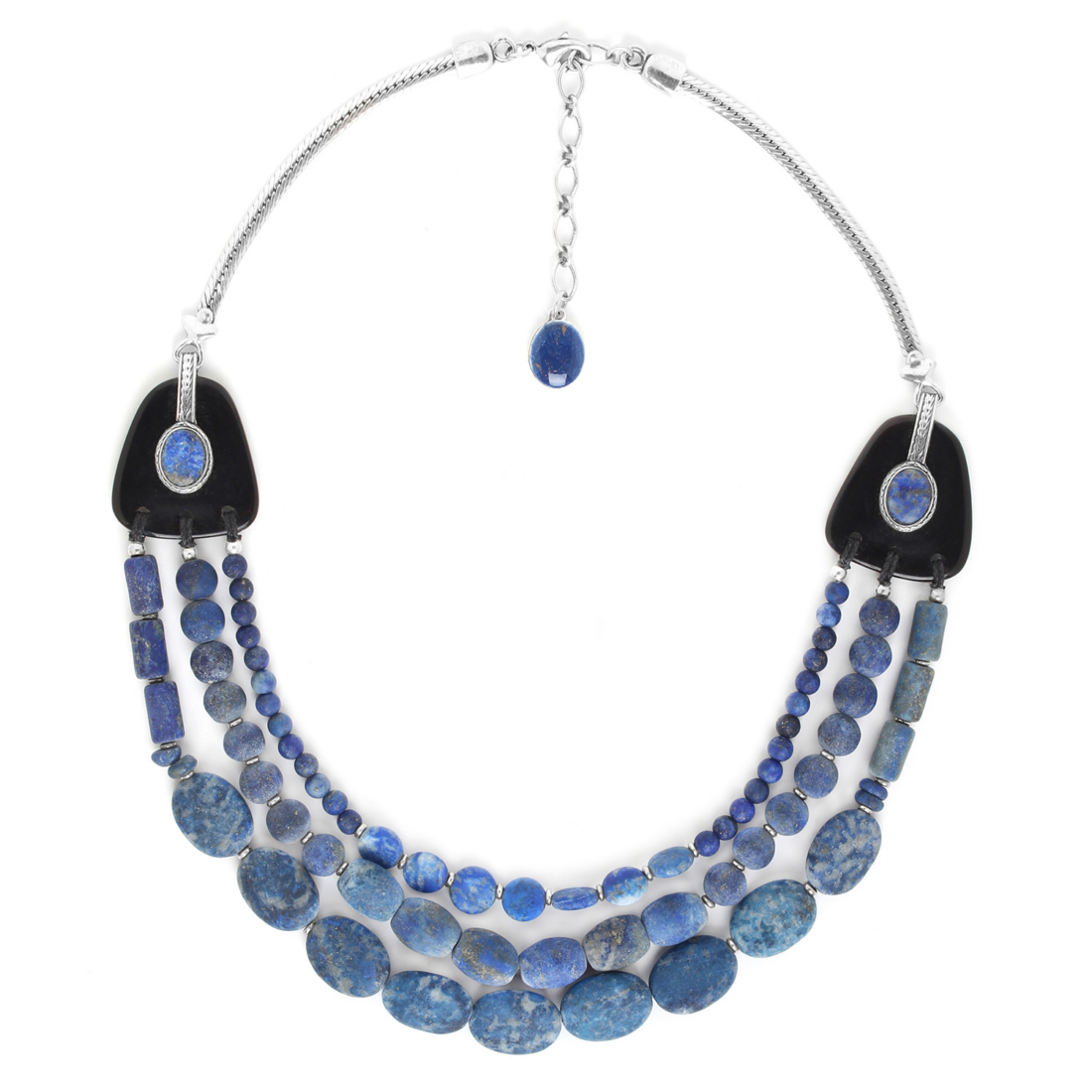 

Колье из бижутерного сплава с лазуритом 46 см Nature Bijoux NB20.2-15-41350, NB20.2-15-41350