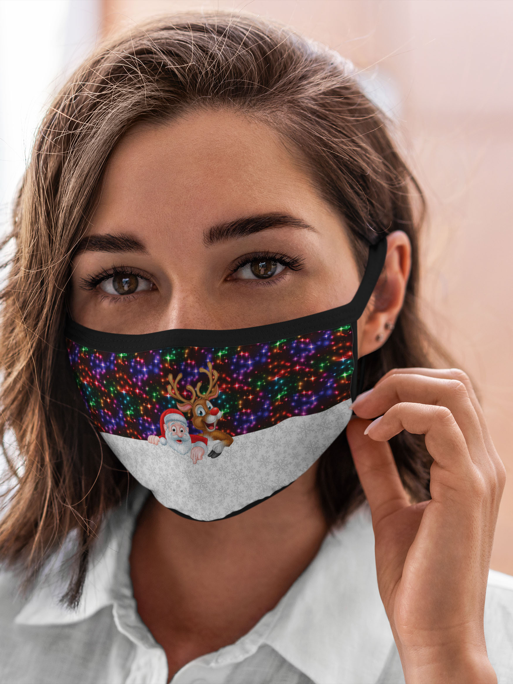 

Многоразовая маска унисекс Burnettie Новый Год, Разноцветный, Новый Год
