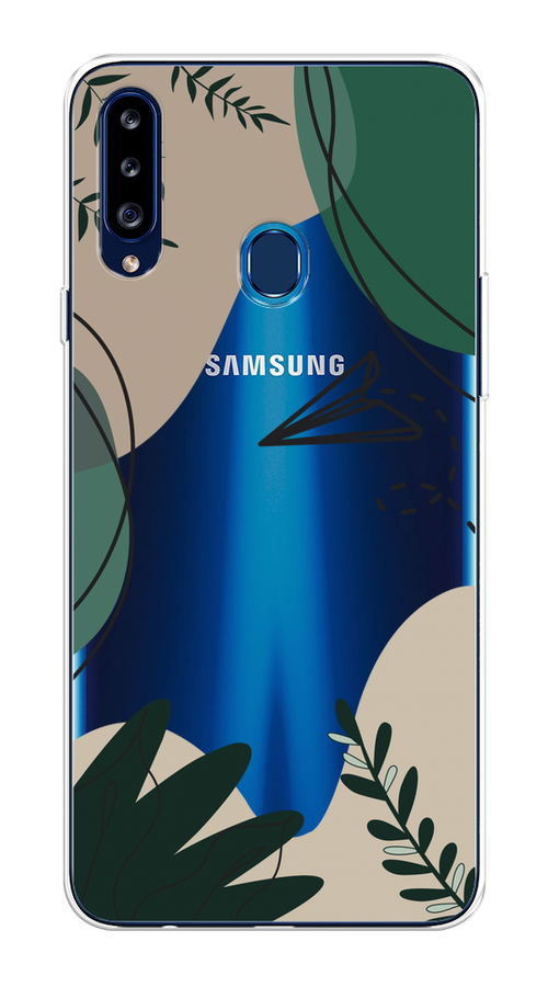 

Чехол на Samsung Galaxy A20s "Secret Garden", Зеленый;бежевый;черный, 2100850-1