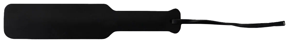 Черная классическая шлепалка с ручкой БДСМ Арсенал