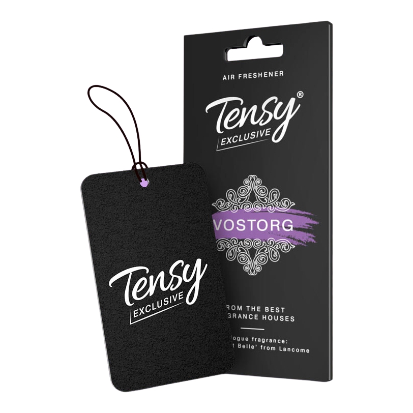 

Ароматизатор для автомобиля Tensy Exclusive Vostorg парфюмированный, Черный