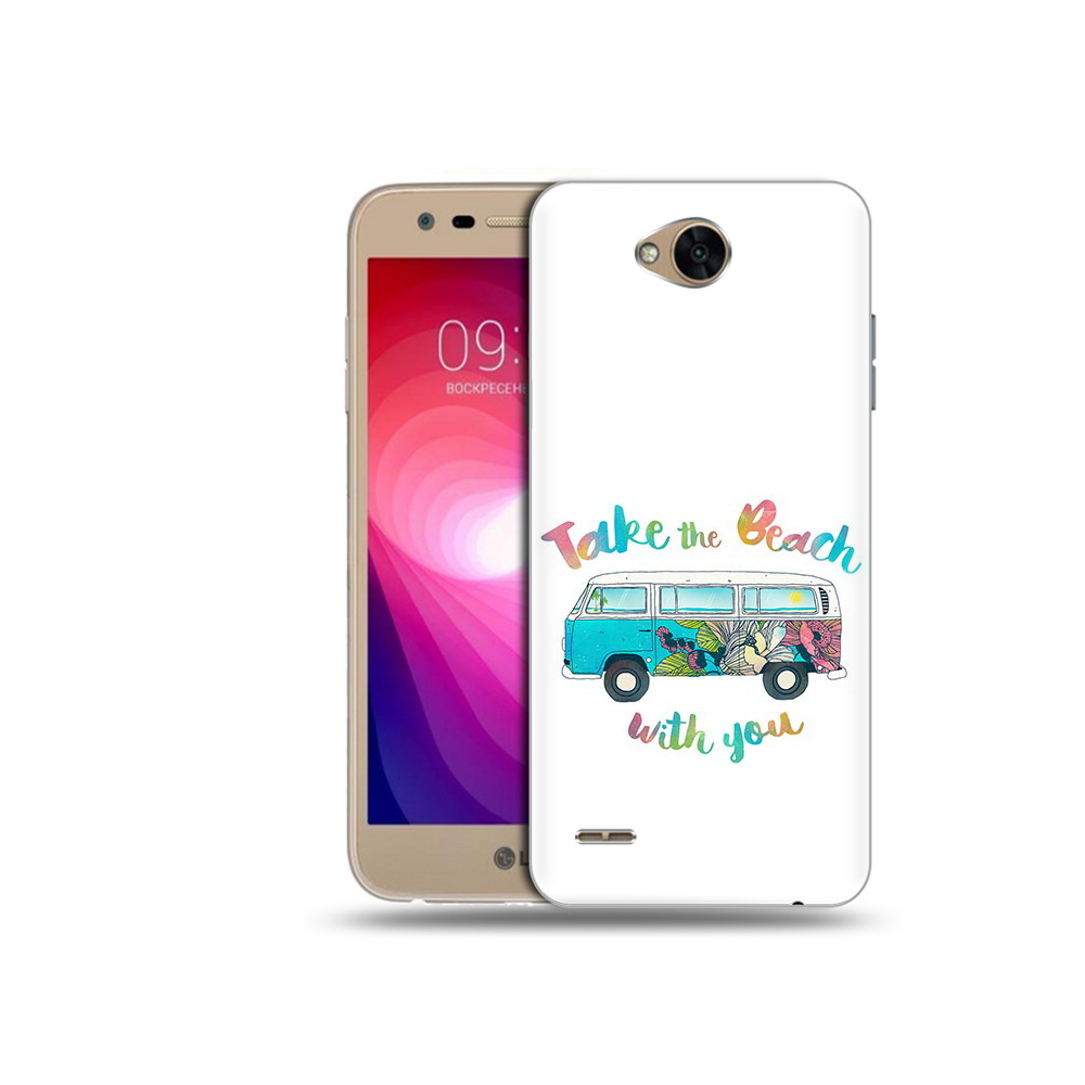 

Чехол MyPads Tocco для LG X Power 2 Хиппи автобус, Прозрачный, Tocco