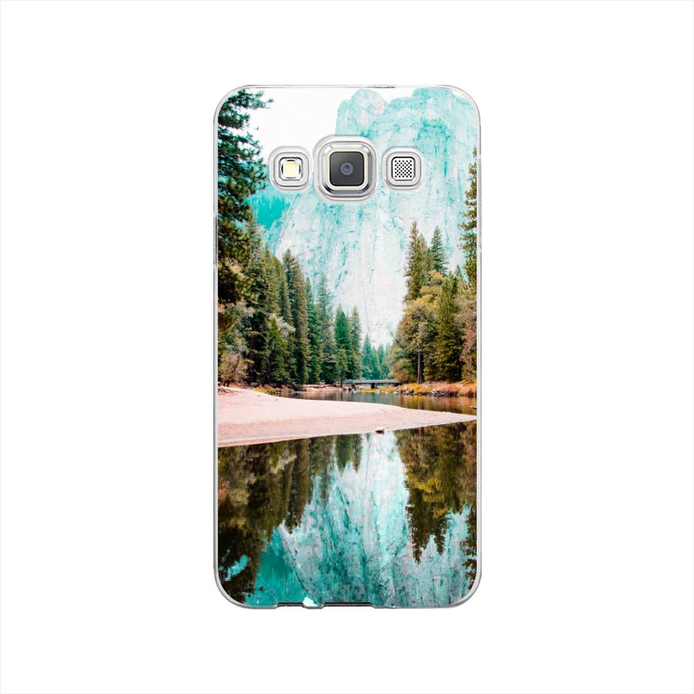 

Чехол Awog на Samsung Galaxy A3 / Самсунг A3 "Горы 11", Зеленый;голубой, 20150-4