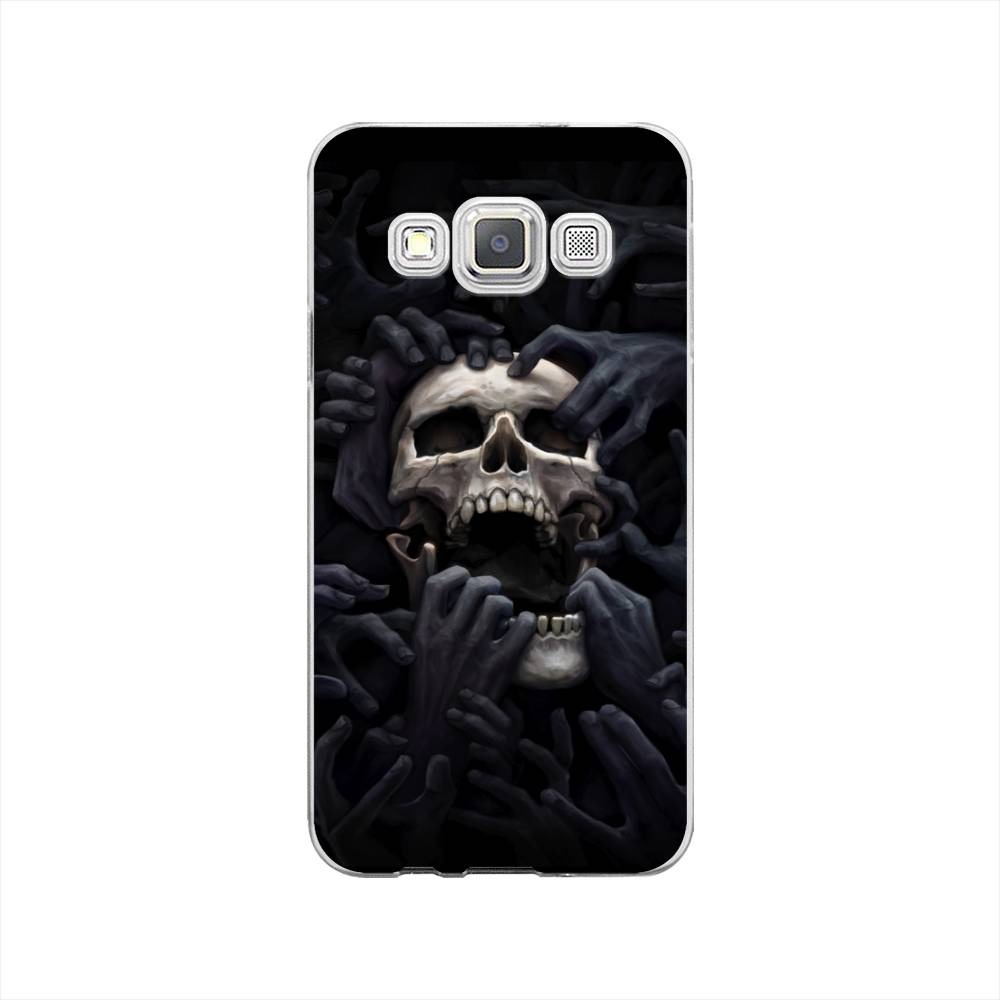 

Чехол Awog на Samsung Galaxy A3 / Самсунг A3 "Череп 29", Черный;серый, 20150-9