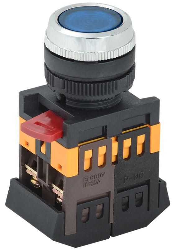 

Кнопка ABLFS-22 син. 1з+1р IEK BBT30-ABLFS-K07 (1шт.), Синий, BBT30-ABLFS-K07