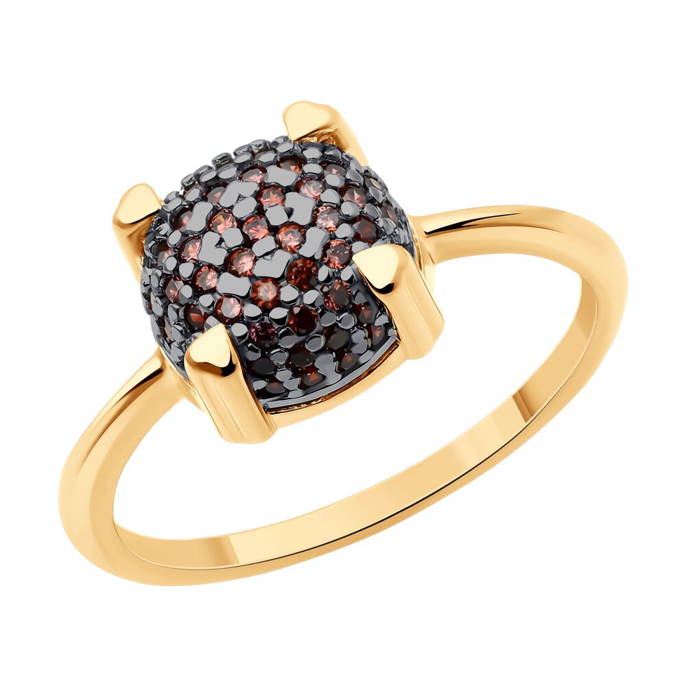 

Кольцо из серебра р. 19 Diamant 93-110-01991-2, фианит, 93-110-01991-2