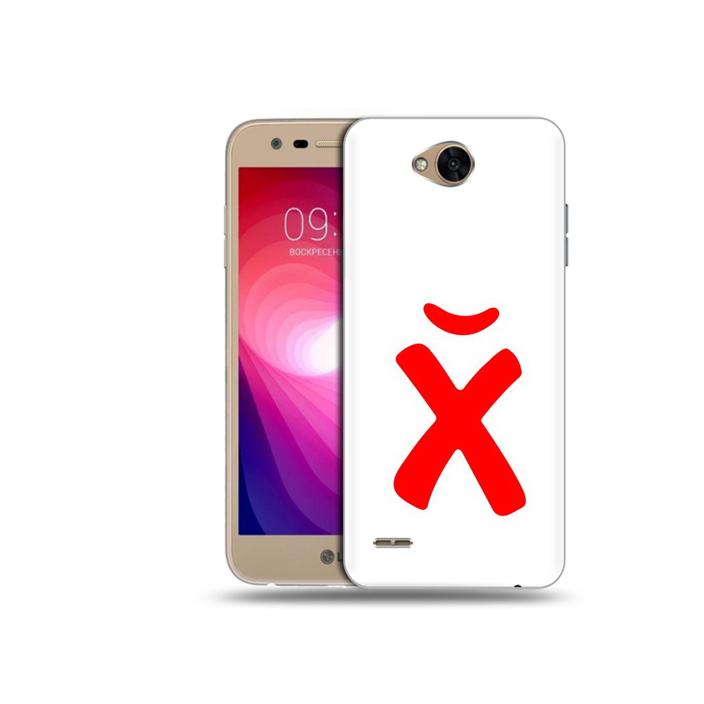 

Чехол MyPads Tocco для LG X Power 2 абстракция буква х, Прозрачный, Tocco