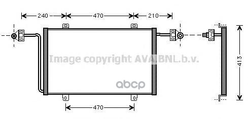

Ava Rt5278_=Ns94326=Gr925288=Vl817066 [7701044407]!Радиатор Кондrenault Master 1.9dti/2.8d