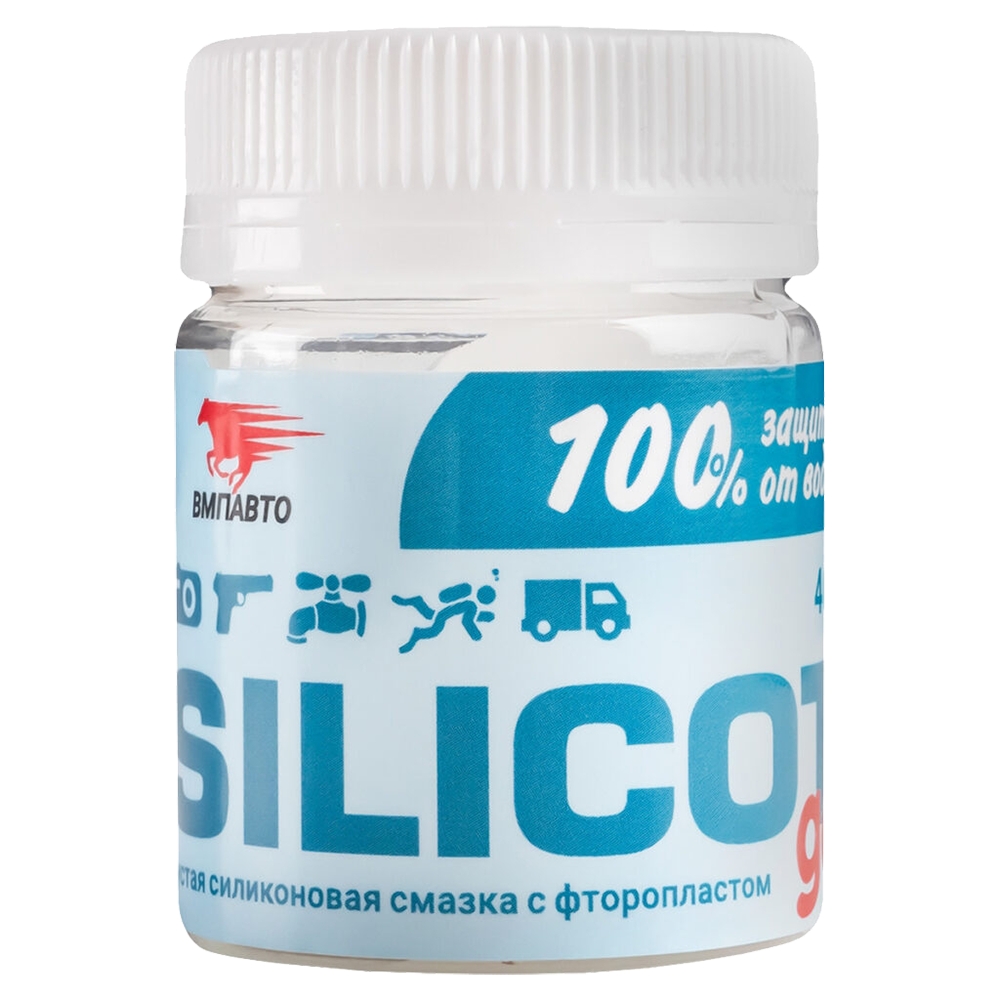 

Смазка силиконовая ВМПАВТО Silicot Gel 40 г, банка 2204