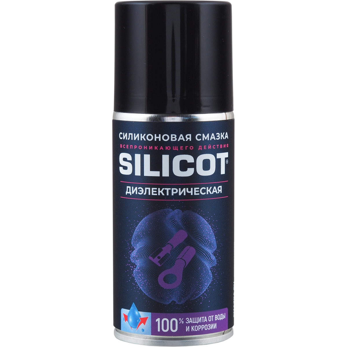 

Смазка силиконовая ВМПАВТО Silicot Spray диэлектрическая, 210 мл 2707