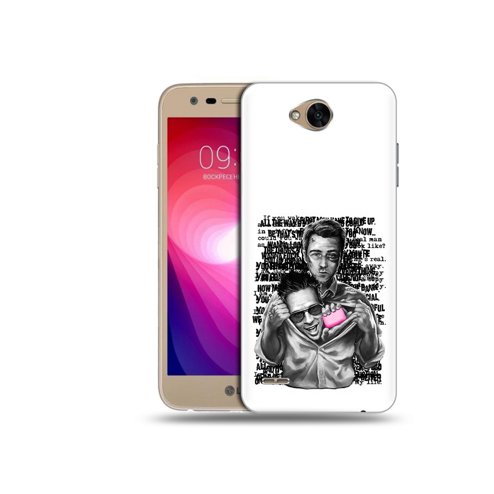 

Чехол MyPads Tocco для LG X Power 2 бойцовский клуб, Прозрачный, Tocco