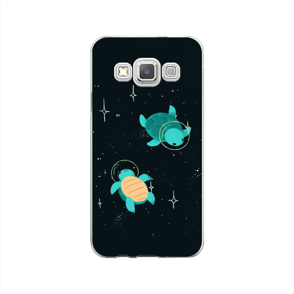 

Чехол Awog на Samsung Galaxy A3 / Самсунг A3 "Черепашки космонавты", Черный;синий, 20150-4