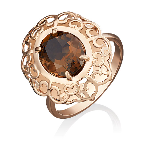 

Кольцо из золота р. 20 PLATINA jewelry 01-4814-00-202-1110-46, кварц, 01-4814-00-202-1110-46