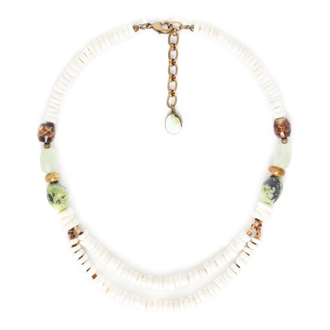 

Колье из бижутерного сплава с бирюзой 47 см Nature Bijoux NB20.2-15-41262, NB20.2-15-41262