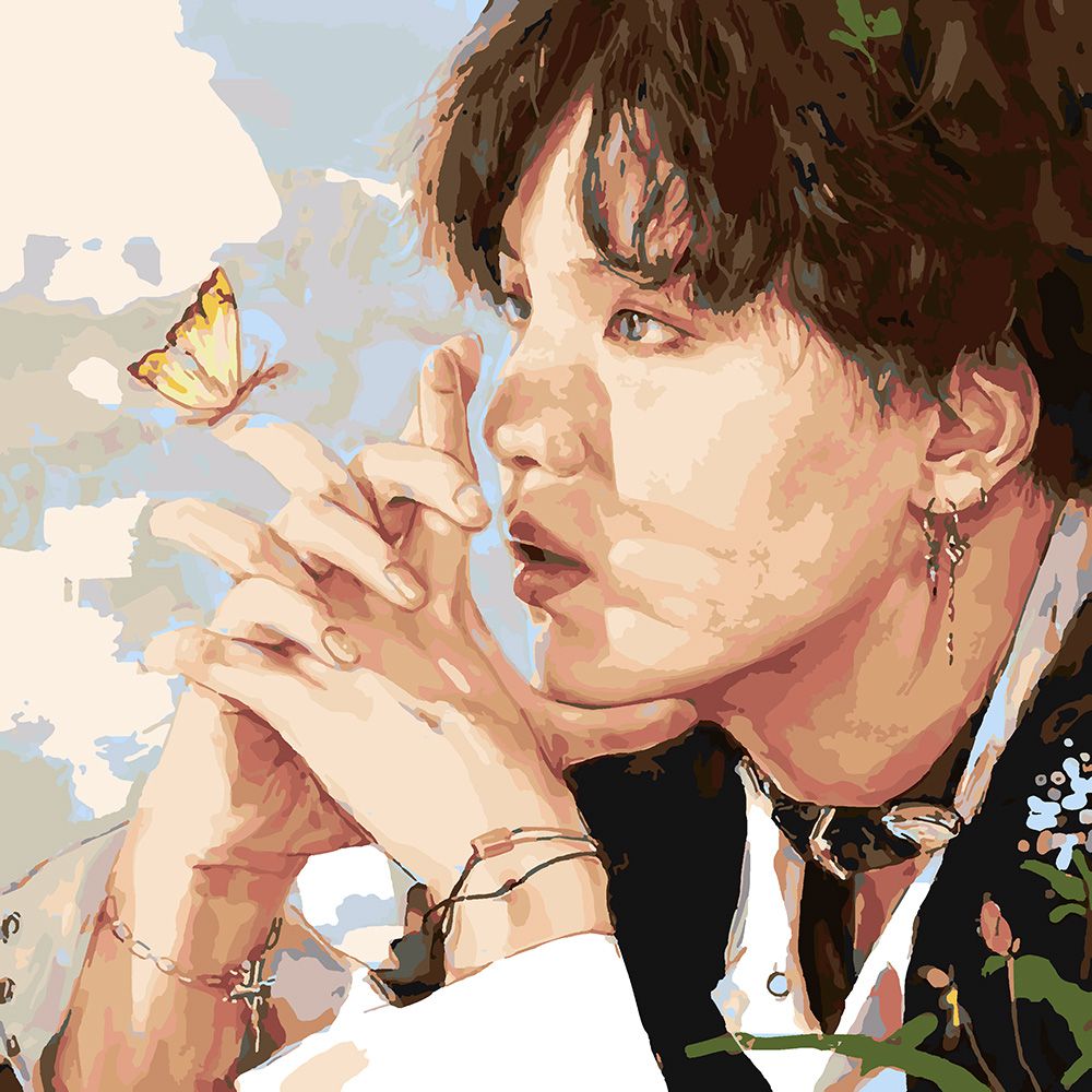 

Картина по номерам Красиво Красим BTS Suga Арт, 120 х 120 см, BTS Suga Арт