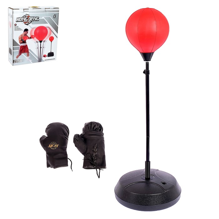 Груша боксерская «Король ринга», напольная боксерская груша punching ball set