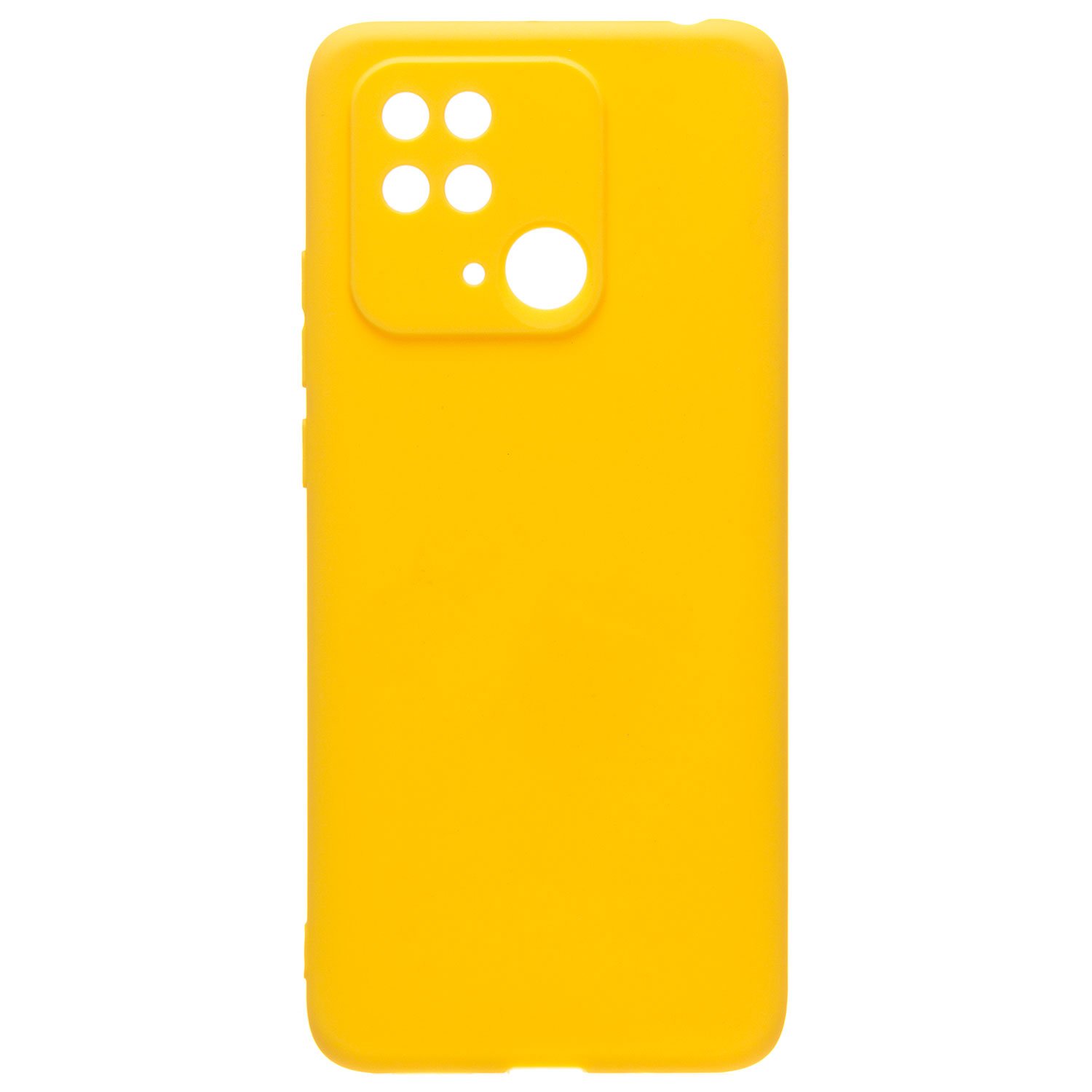 Чехол для Xiaomi Redmi 10C силиконовый матовый №5 <желтый>