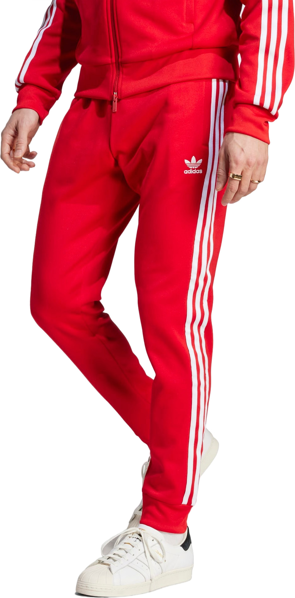 Спортивные брюки мужские Adidas SST TP красные XL