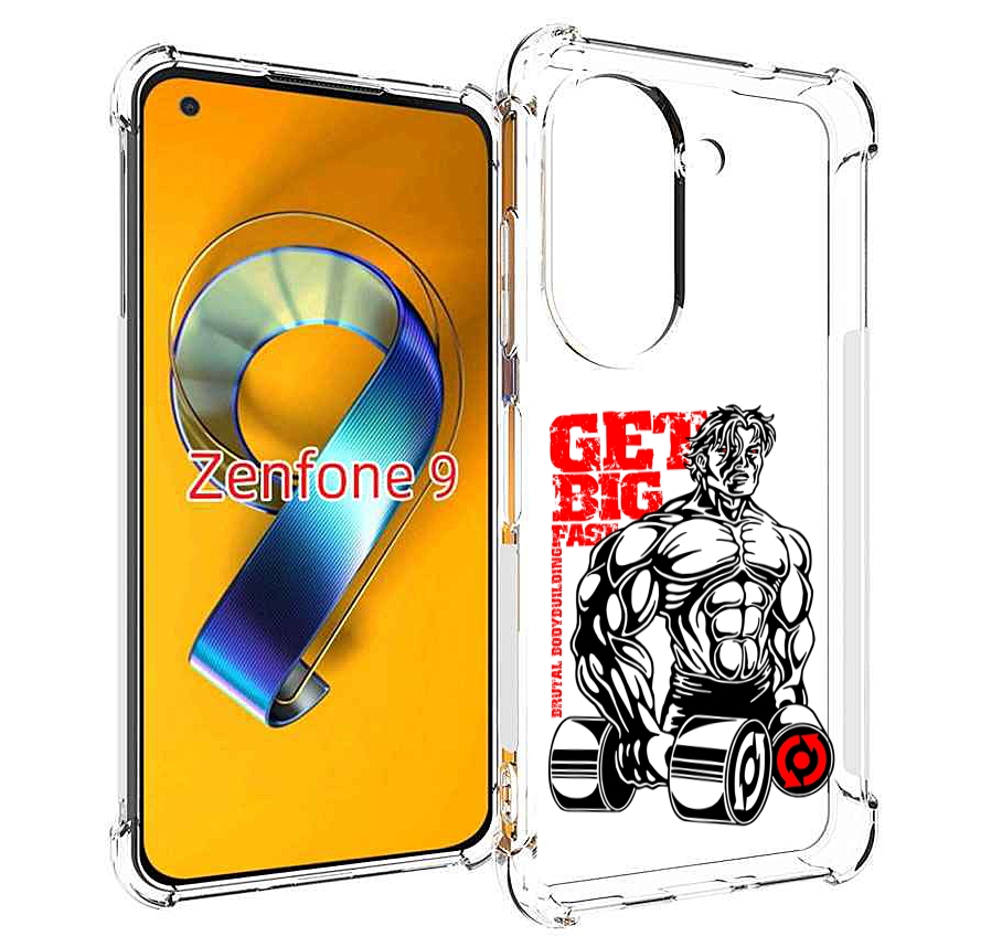 

Чехол MyPads накаченное тело для Asus Zenfone 9 (AI2202), Прозрачный, Tocco