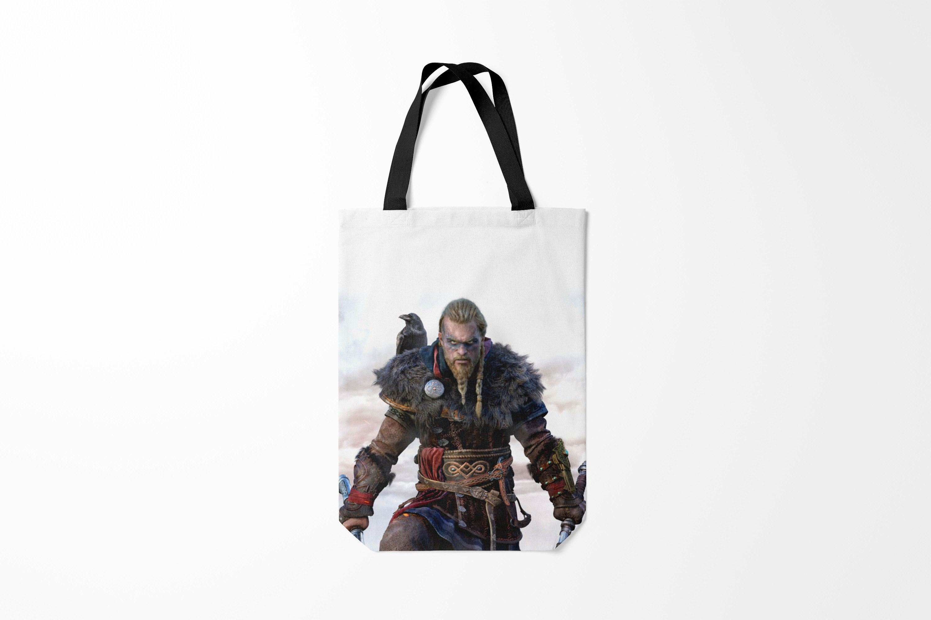 

Сумка шoппер унисекс Burnettie ASSASSINS CREED Викинг из Вальгаллы,, ASSASSINS CREED Викинг из Вальгаллы