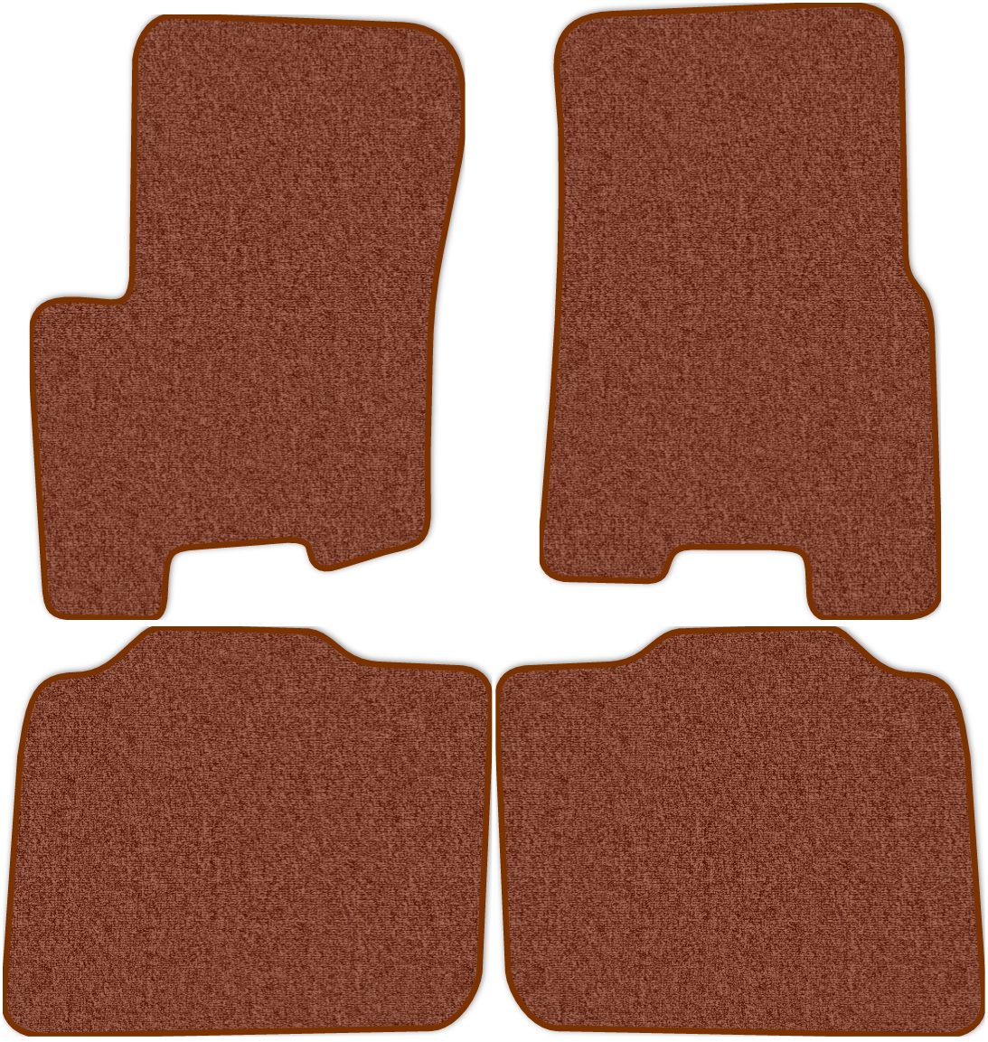 

Коврики в салон Комфорт для SsangYong Tager (KJ) 1996 - 2011, 4 шт. коричневый, текстиль, 4505-S4N-D