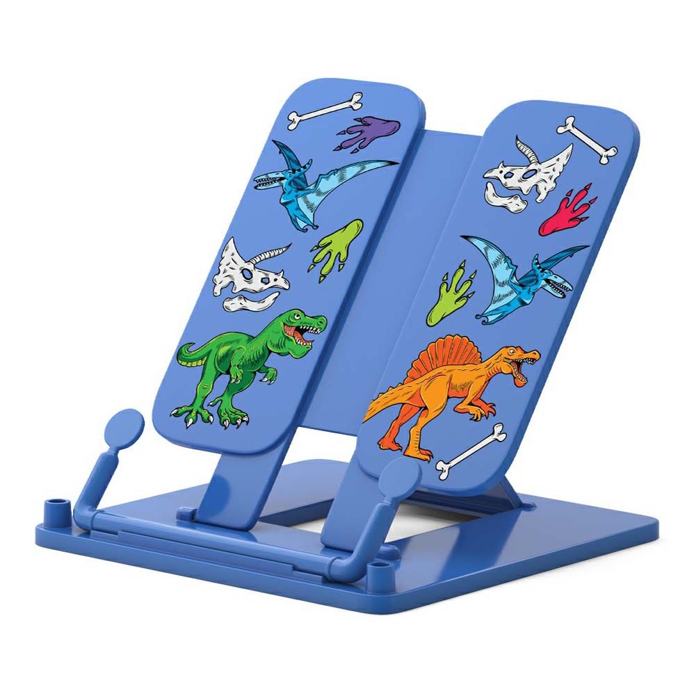 

Подставка для книг ErichKrause Dino Planet пластиковая синяя, Синий