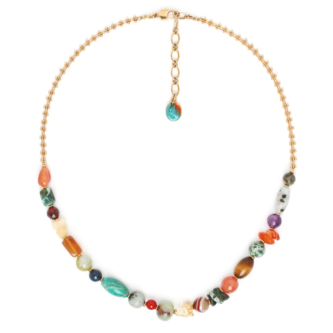 

Колье из бижутерного сплава с агатом 47 см Nature Bijoux NB20.2-15-41293, NB20.2-15-41293