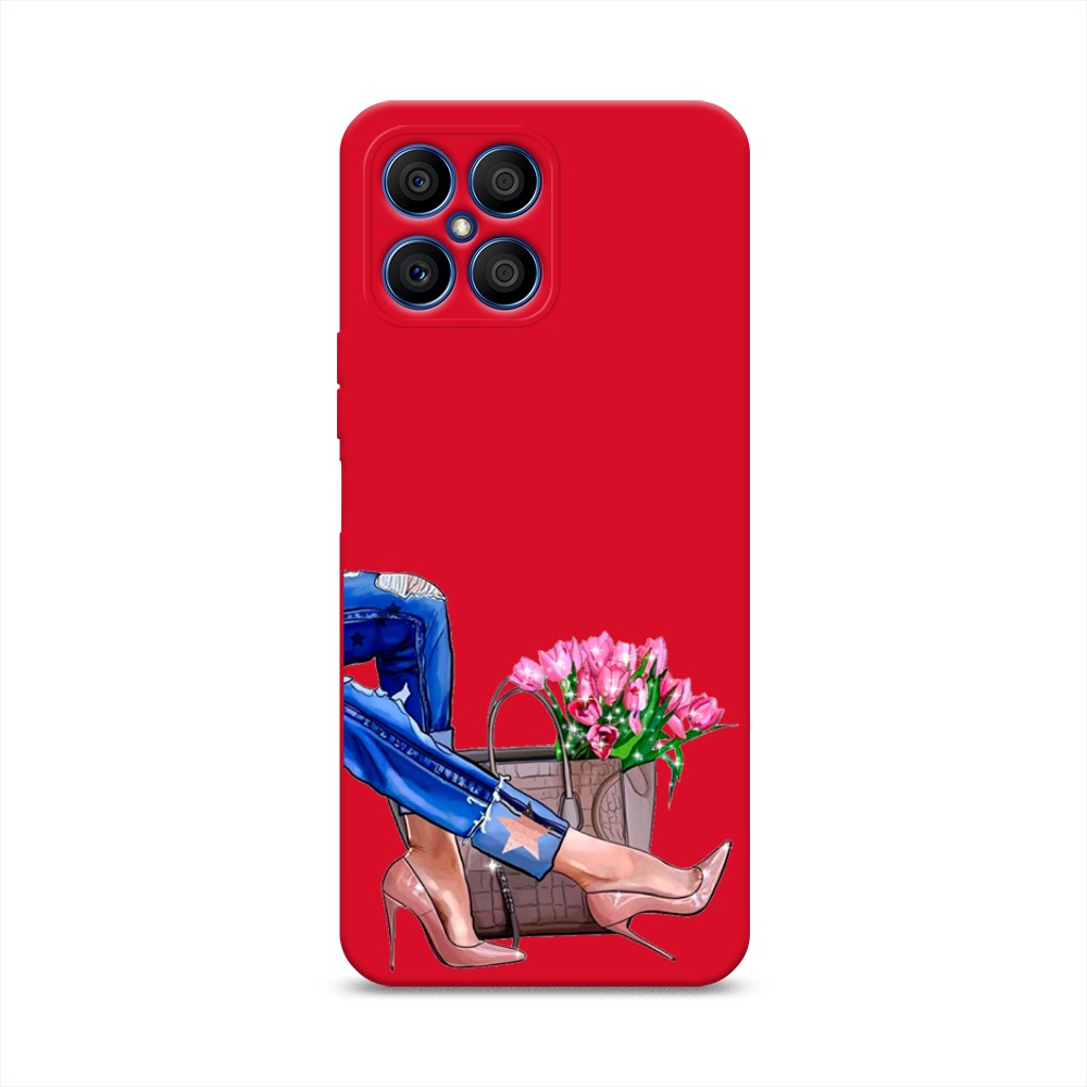 

Чехол Awog на Honor X8 "Каблучки", Синий, 6107653-1