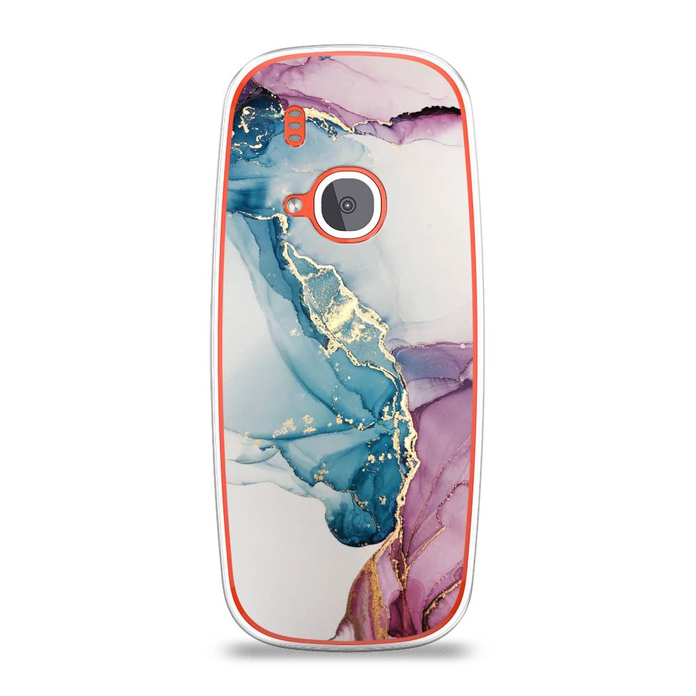 

Чехол на Nokia 3310 (2017) "Розовые разводы рисунок", 120550-3