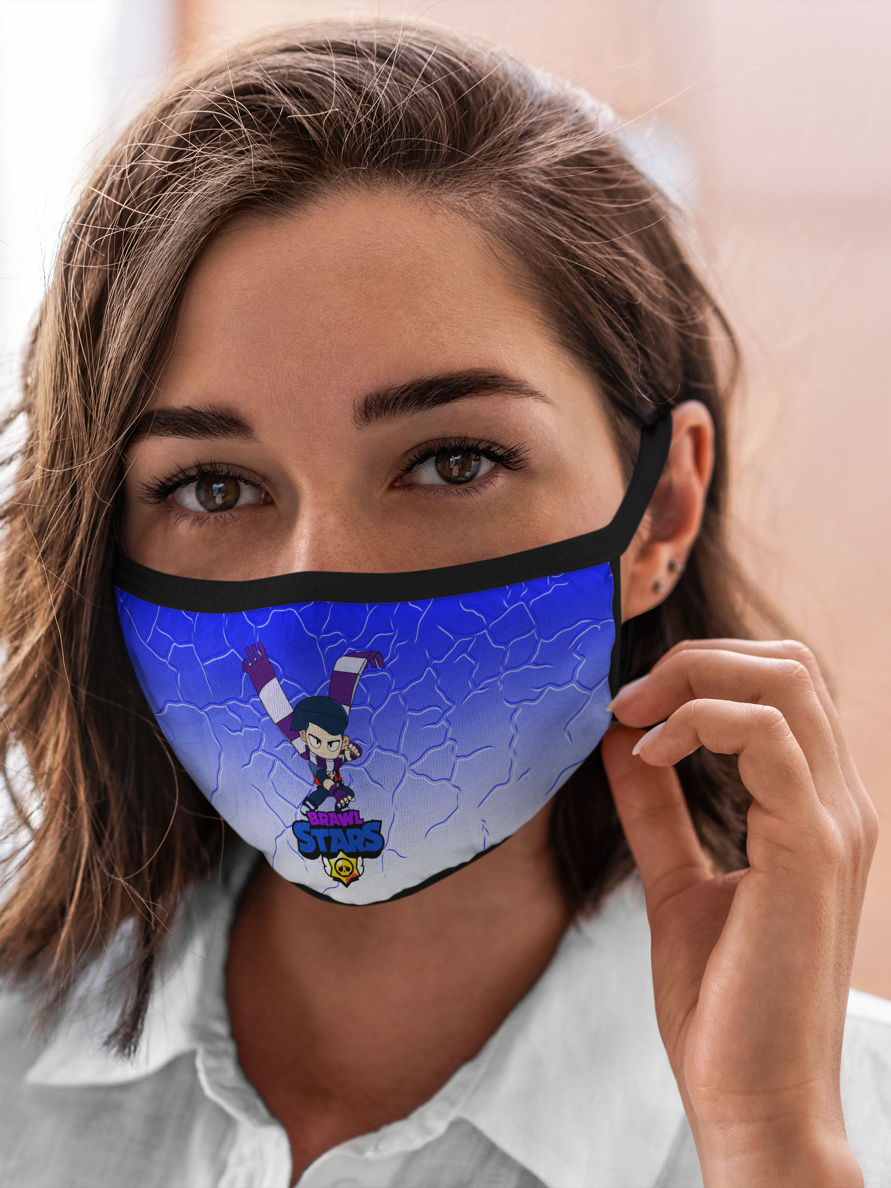 

Многоразовая маска унисекс Burnettie Brawl Stars Stars/Эдгар, Разноцветный, Brawl Stars Stars/Эдгар