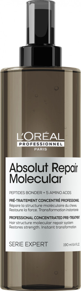 Пре-шампунь L'Oreal Professionnel Absolut Repair Molecular 190 мл шампунь l’oreal absolut repair 300 мл