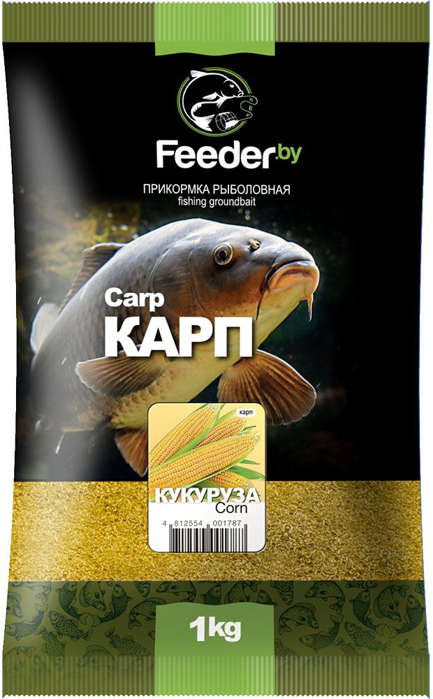 

Прикормка Feeder.by Original Carp Corn 1 упаковка, Разноцветный, Original