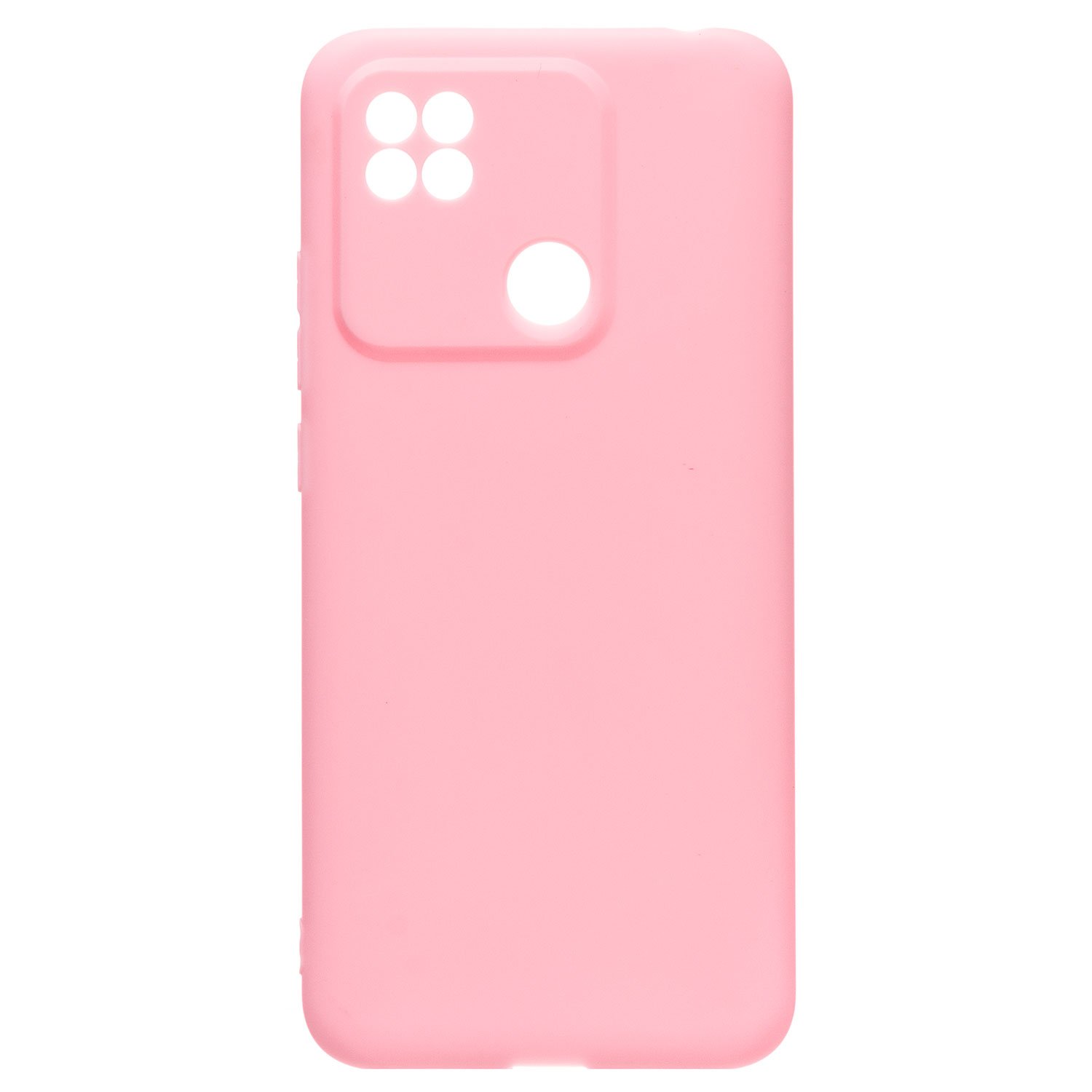 Чехол для Xiaomi Redmi 10A силиконовый матовый №5 <розовый>