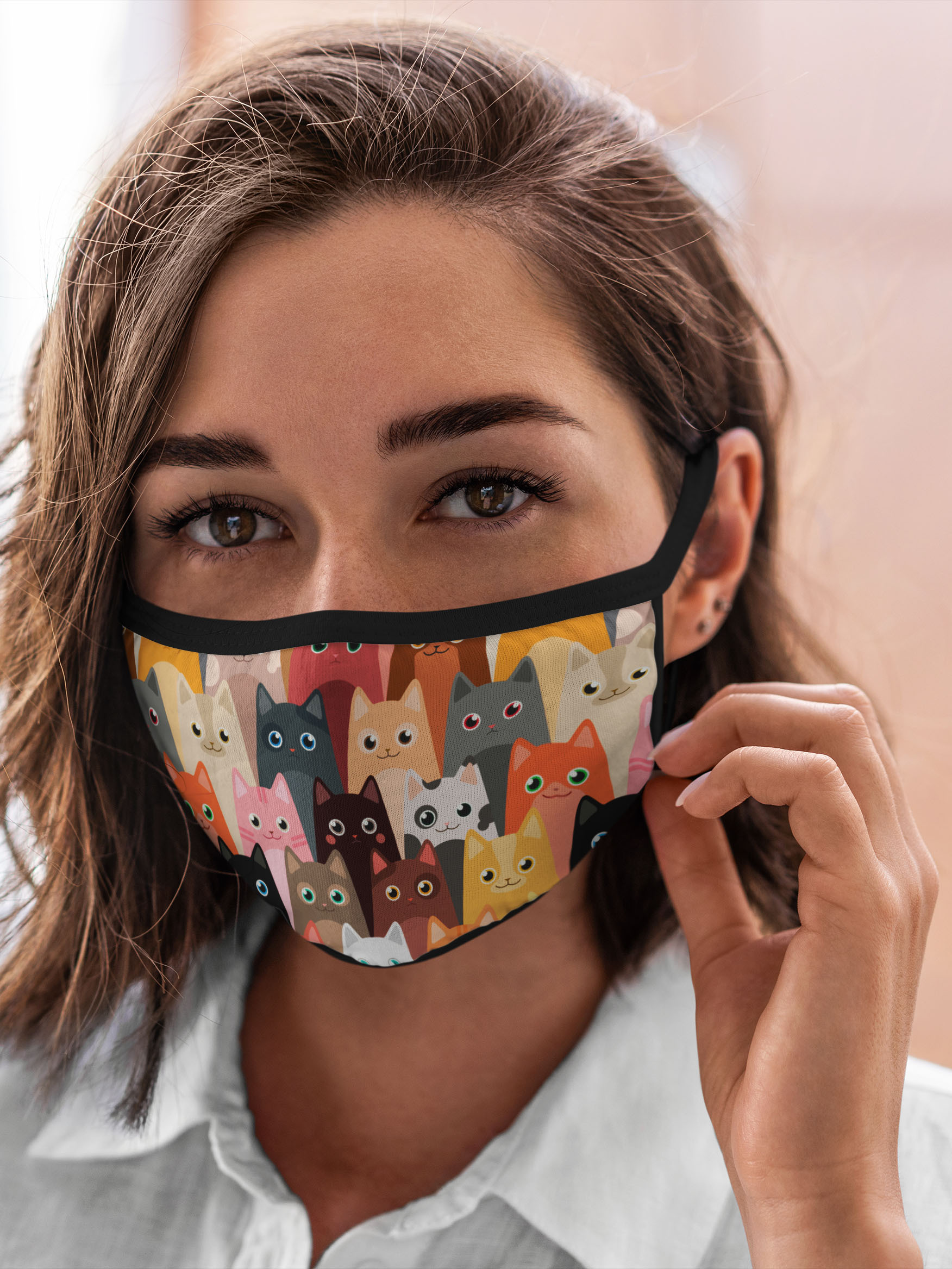 

Многоразовая маска унисекс Burnettie Коты И Кошки Котики Мультяшные, Разноцветный, Коты И Кошки Котики Мультяшные