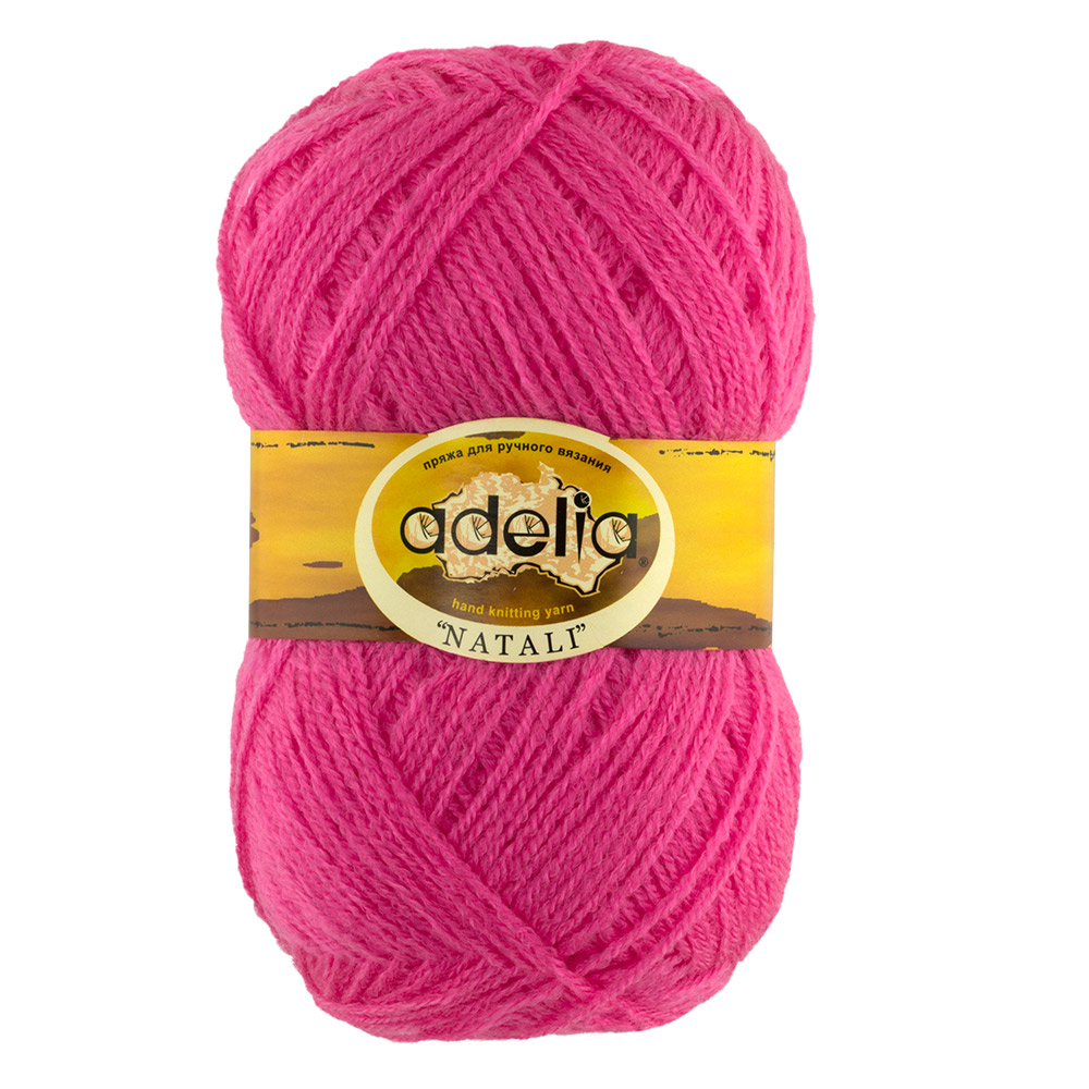 

Пряжа Adelia Natali, акрил, 10х50 г, 300 м, цвет 26 ярко-розовый