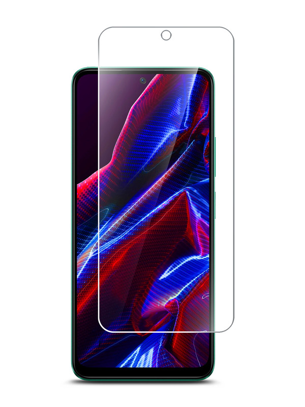 

Защитное стекло для Xiaomi POCO X5 5G гибридное прозрачное, Xiaomi POCO X5 5G