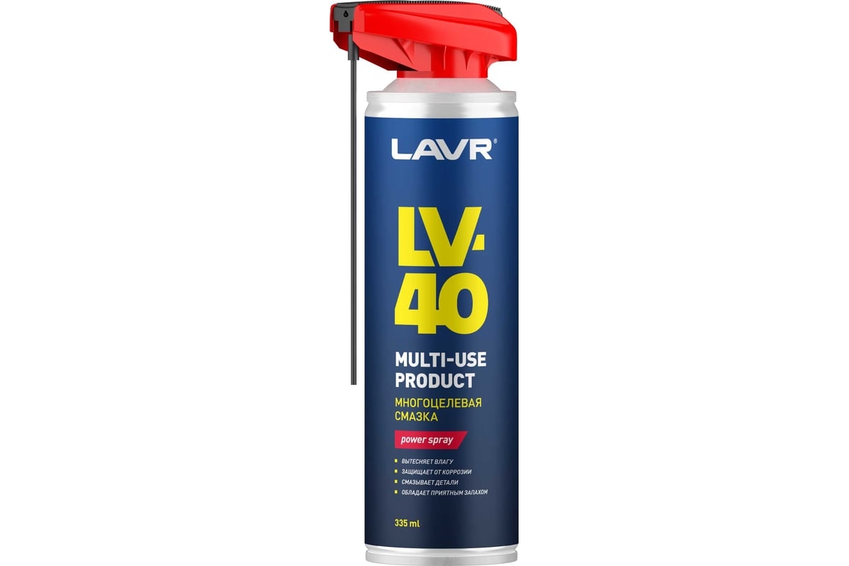 

Многоцелевая смазка LV-40 LAVR 335мл