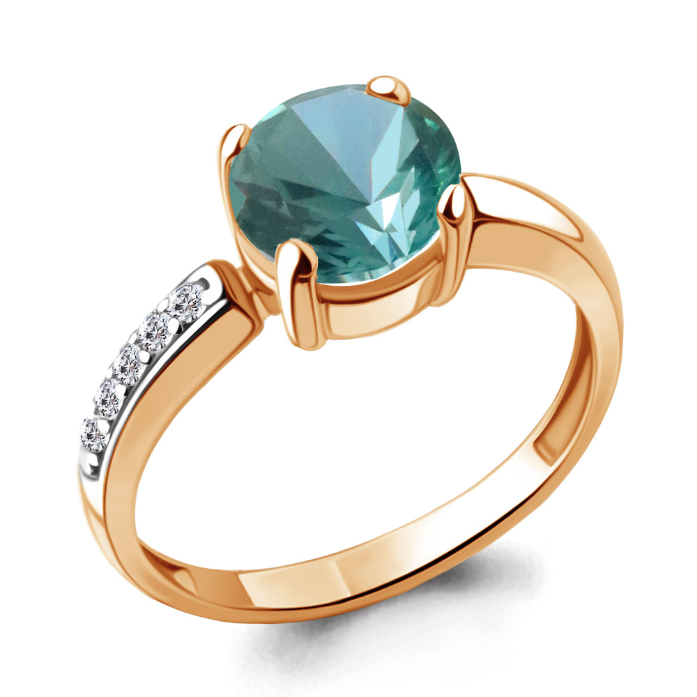 

Кольцо из серебра р. 19 AQUAMARINE 6943888А_925_з, 6943888А_925_з