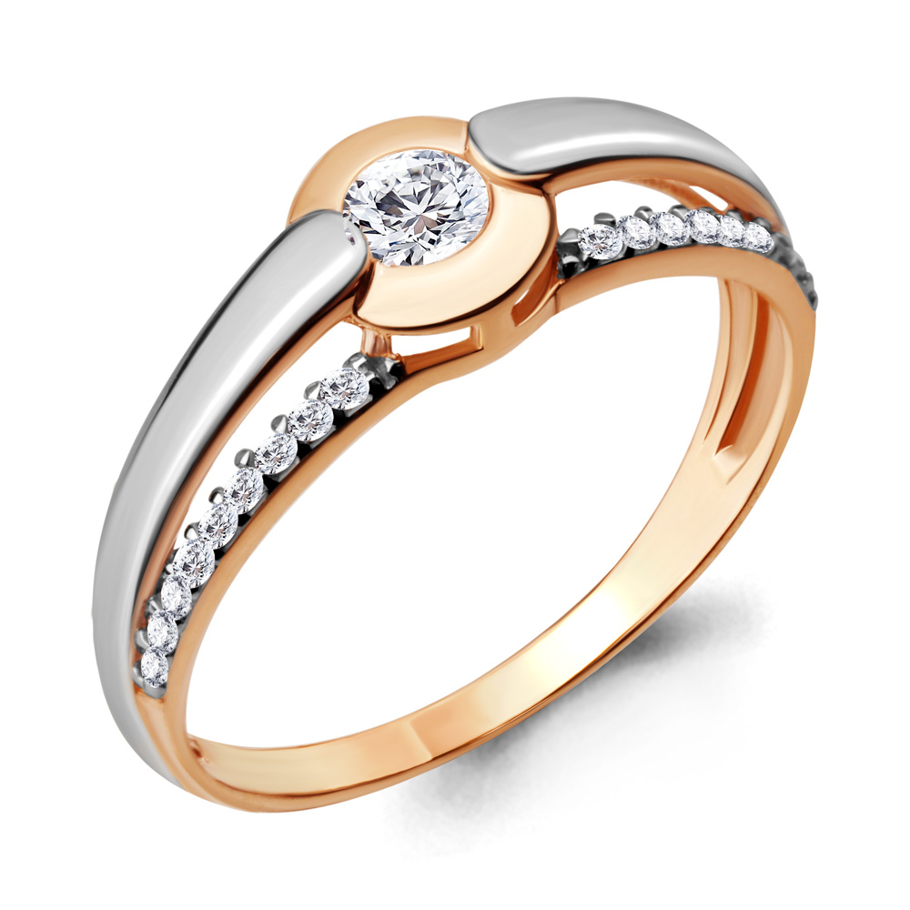 

Кольцо из серебра р.  AQUAMARINE 66565А_925_з, 66565А_925_з