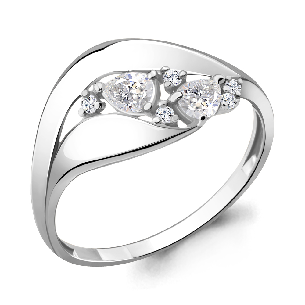 

Кольцо из серебра р. 17 AQUAMARINE 64781А_925_р, 64781А_925_р