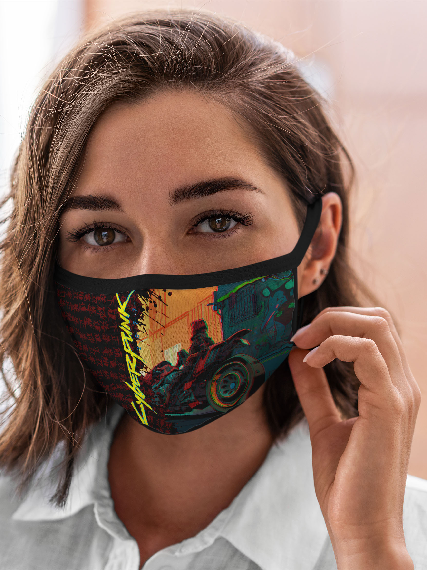 

Многоразовая маска унисекс Burnettie Cyberpunk 2077 Киберпанк, Разноцветный, Cyberpunk 2077 Киберпанк