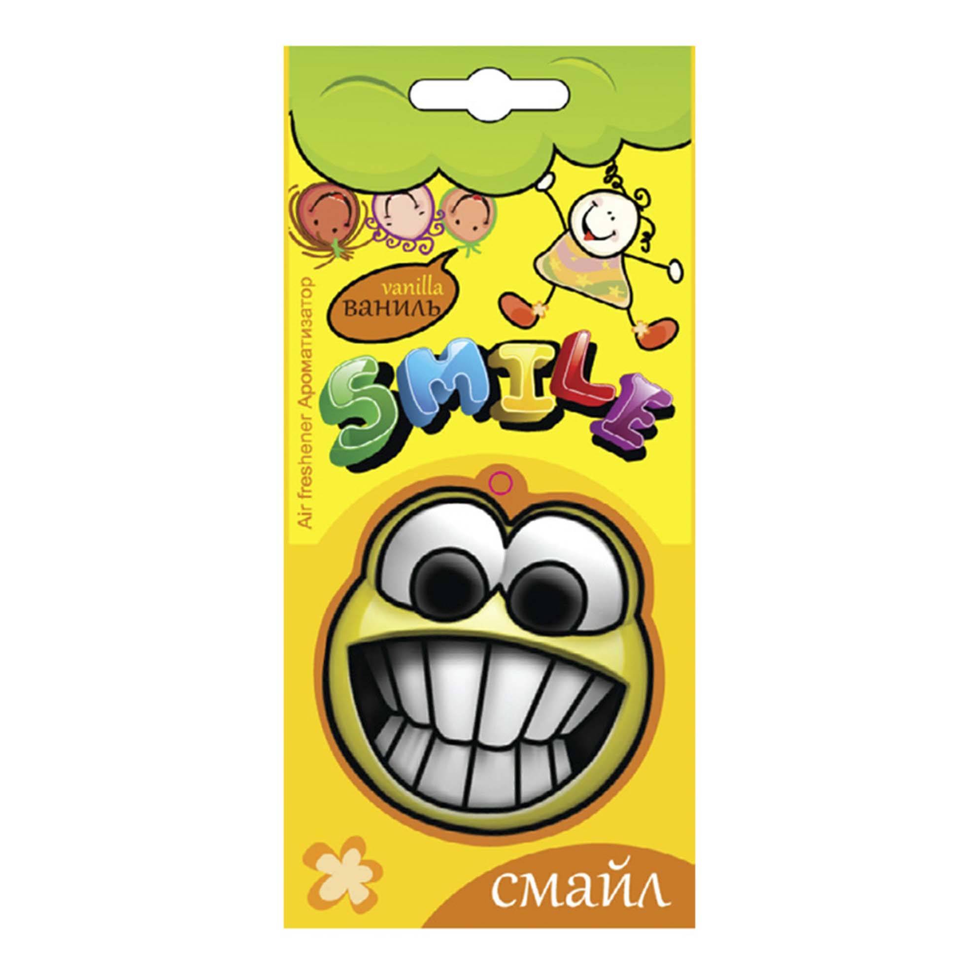 

Автомобильный ароматизатор Sapfire Smile Fresh Ваниль подвесной SAC-2034