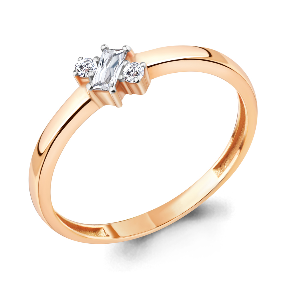 

Кольцо из серебра р.  AQUAMARINE 67219А_925_з, 67219А_925_з