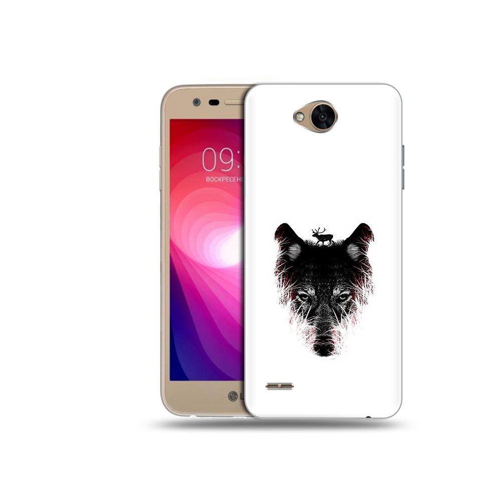 

Чехол MyPads Tocco для LG X Power 2 волк в траве, Прозрачный, Tocco