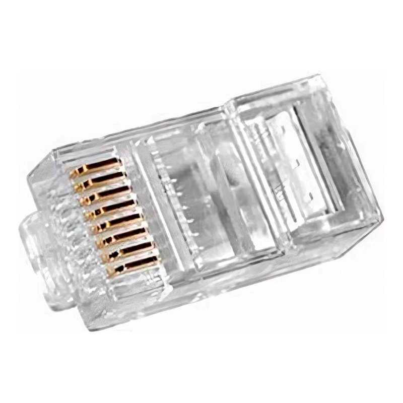 

Коннектор Netlink RJ-45 вилка м (16531376) прозрачный