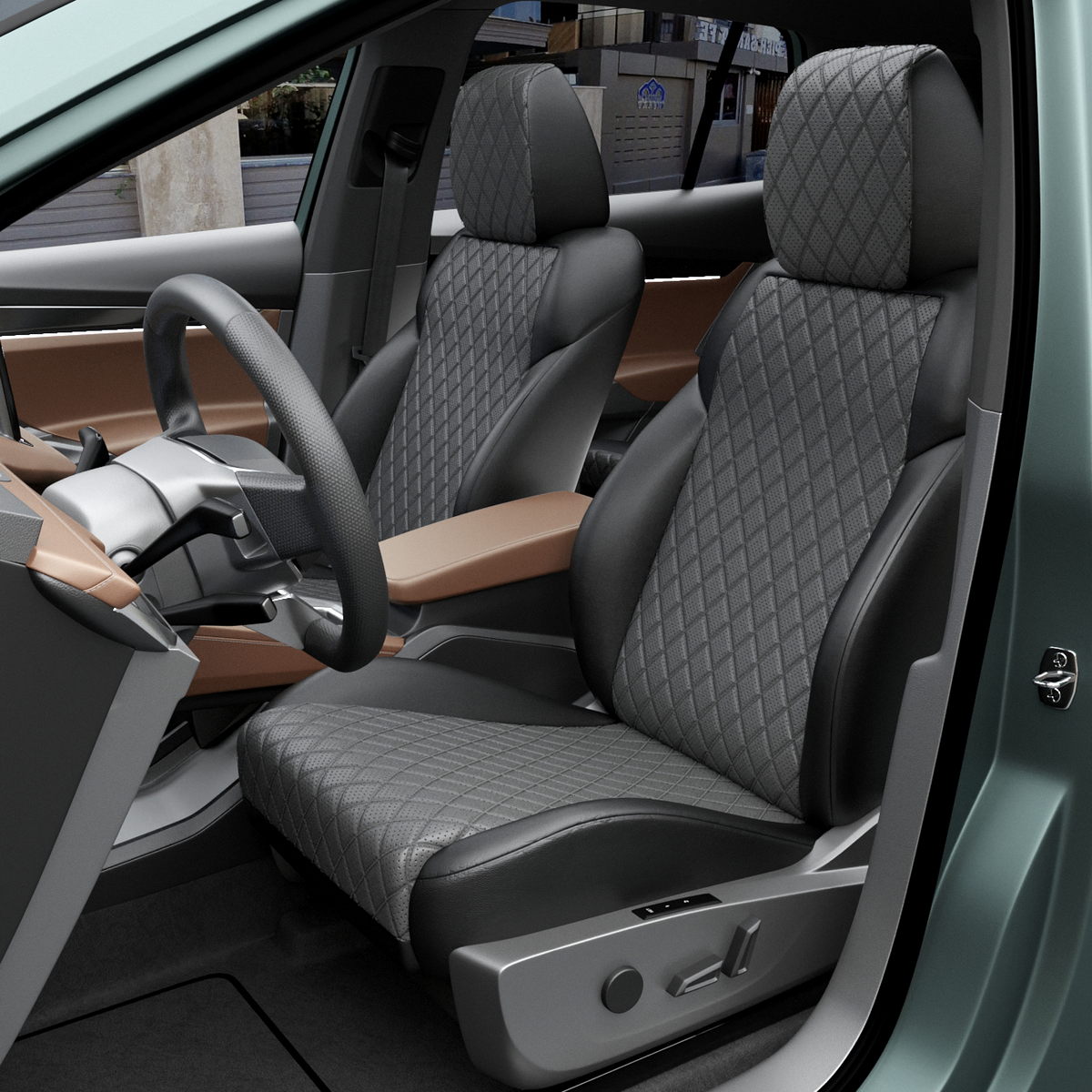 

Чехлы Automobiler для Ford Fiesta, Серый;черный, 180
