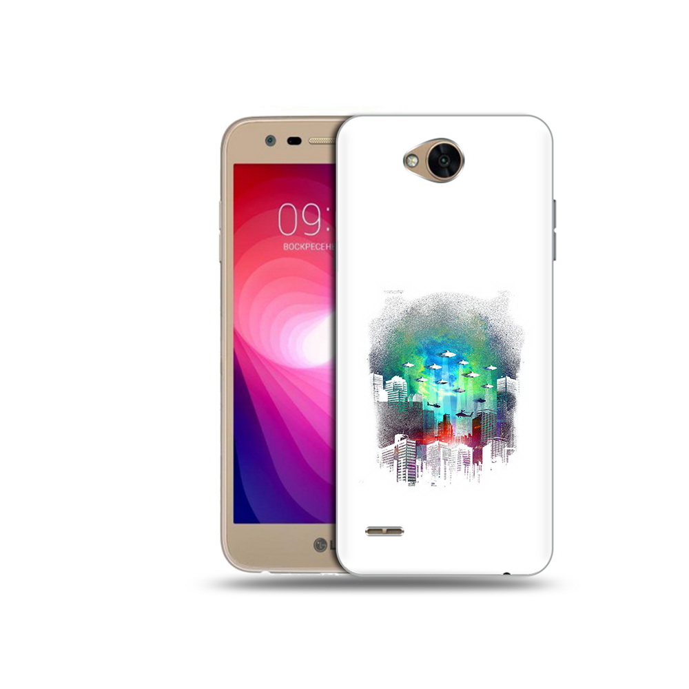 

Чехол MyPads Tocco для LG X Power 2 город в свечении, Прозрачный, Tocco