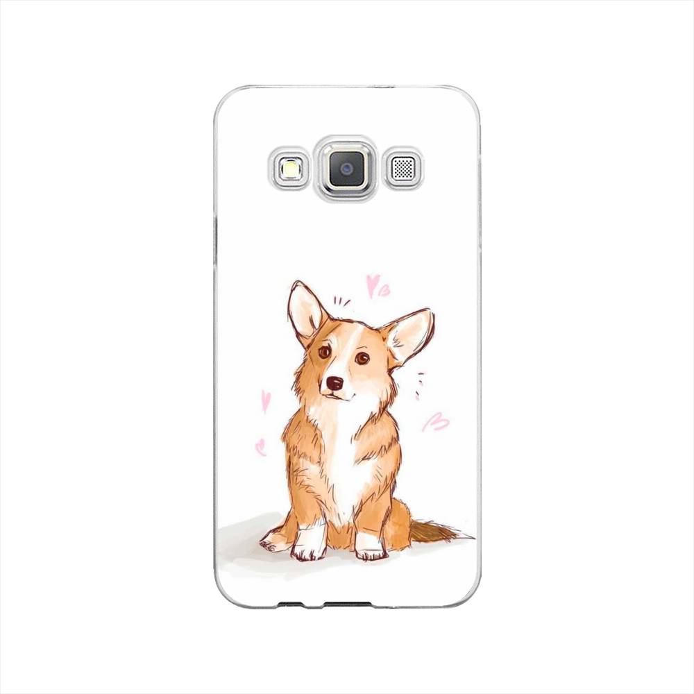 

Чехол Awog на Samsung Galaxy A3 / Самсунг A3 "Корги любовь", Бежевый;белый, 20150-1