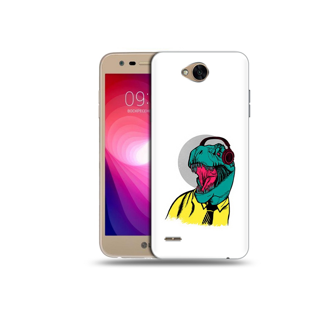 

Чехол MyPads Tocco для LG X Power 2 дино, Прозрачный, Tocco