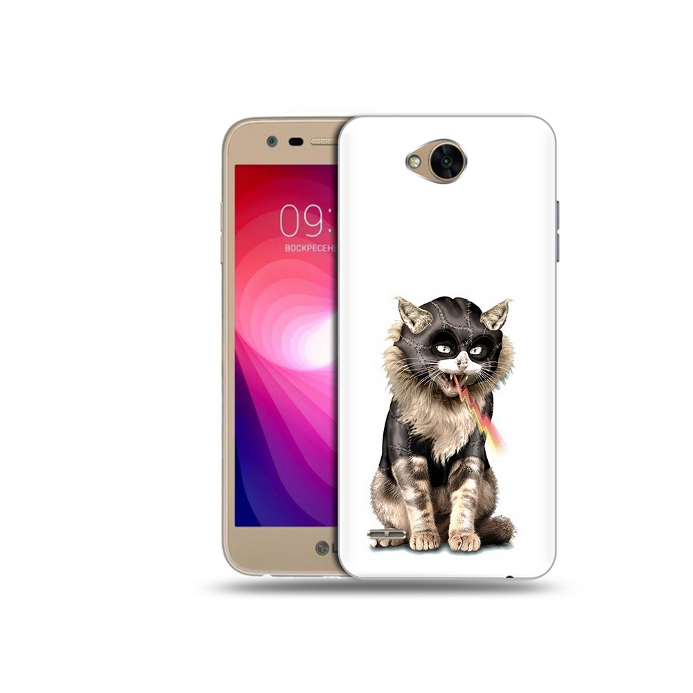 

Чехол MyPads Tocco для LG X Power 2 дьяволский кот, Прозрачный, Tocco